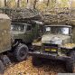 Russian military vehicles found in the woods