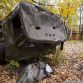 Russian military vehicles found in the woods