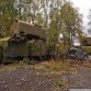 Russian military vehicles found in the woods