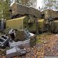 Russian military vehicles found in the woods