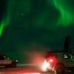Russian SUVs with amazing Northern Lights