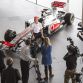 Sergio Perez arrives at Vodafone McLaren Mercedes