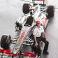 Sergio Perez arrives at Vodafone McLaren Mercedes