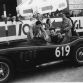 Sir Stirling Moss and Norman Dewis in the Jaguar C-type at Mille Miglia 2012