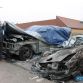 SLS AMG Roadster, Gallardo, Ferrari F430 and Lexus LFA car crashes