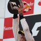 2012 Spanish Grand Prix - SundayCircuit de Catalunya, Barcelona, Spain13th May 2012Pastor Maldonado, Williams F1 Team celebrates with his trophy after winning the race.World Copyright:Lorenzo Bellanca/LAT Photographicref: Digital Image GU5G8273