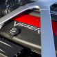 Under the hood of the 2013 SRT Viper models is the all-aluminum, mid-front 8.4-liter V-10 engine that delivers 640 horsepower and 600 lb.-ft. of torque – the most torque of any naturally aspirated sports car engine in the world.  The new aluminum “X” brace ties the suspension pickup points to the magnesium cowl super casting and contributes to improved torsional rigidity and stiffness.
