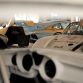 Supecars in a dusty French barn