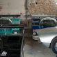 Supecars in a dusty French barn