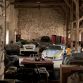 Supecars in a dusty French barn