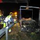 Ferrari fliegt von der A 31 acht Meter tiefer! Zwei Schwerverletzte!