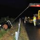 Ferrari fliegt von der A 31 acht Meter tiefer! Zwei Schwerverletzte!