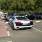 Supercars on American University in Dubai