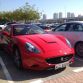Supercars on American University in Dubai