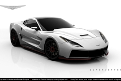 Supervettes SV8.R C7 Aerodynamic Kit for Chevrolet C6 Corvette