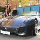 Tamara Ecclestone poses with her new Ferrari 599 - London