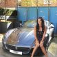 Tamara Ecclestone with her Ferrari 599 GTO