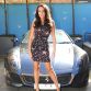 Tamara Ecclestone with her Ferrari 599 GTO