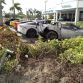 Three Crashed Chevrolet Corvette