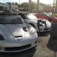 Three Crashed Chevrolet Corvette