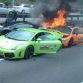 Three Lamborghini on fires
