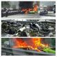 Three Lamborghini on fires