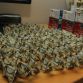 Ticket paid with 137 origami pigs dollars