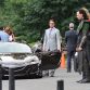 Robert Downey Jr. and Tom Hiddleston  on the film set of \'The Avengers\', shooting on location in Manhattan New York City, USA - 02.09.11  Mandatory Credit: Ivan Nikolov/WENN.com