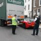 Truck destroy Ferrari 458 Italia
