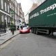 Truck destroy Ferrari 458 Italia