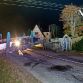 Truck with new Mercedes crash in Estonia