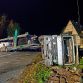 Truck with new Mercedes crash in Estonia