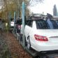 Truck with new Mercedes crash in Estonia