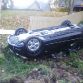Truck with new Mercedes crash in Estonia