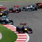 ISTANBUL, TURKEY - MAY 08:  Sebastian Vettel of Germany and Red Bull Racing leads the field at the start of the Turkish Formula One Grand Prix at the Istanbul Park circuit on May 8, 2011 in Istanbul, Turkey.  (Photo by Mark Thompson/Getty Images)