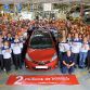 Celebrating 2,000,000th Yaris production milestone for Toyota in France