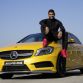 Usher visits Mercedes-AMG