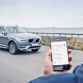 Volvo On Call app in an Android phone