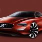Volvo P1800 design sketch