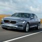 Location Front Quarter Volvo S90 Mussel Blue