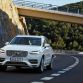 The new Volvo XC90 with the T8 engine driven in Tarragona, Spain.