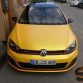 VW Golf 7 GTI with Yellow matte vinyl wrap by SchwabenFolia