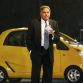 Chairman of India's giant Tata Group Ratan Tata poses in front of the Tata "Nano" car during the launch in New Delhi, 10 January 2008.  India's giant Tata Group unveiled a 2,500 USD car it bills as the world's cheapest amid predictions the compact, no-frills vehicle could revolutionise how the nation of 1.1 billion people travels.   AFP PHOTO/RAVEENDRAN (Photo credit should read RAVEENDRAN/AFP/Getty Images)