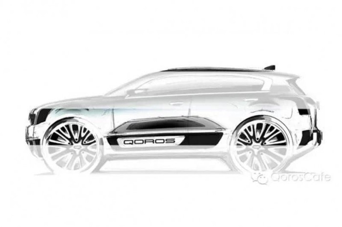 Qoros 2 SUV concept teaser
